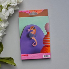 Wall Art - Pink Seahorse