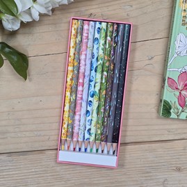 'Wanderlust and Wildflowers' Set of 10 Coloured Pencils 'Wanderlust and Wildflowers' Set of 10 Coloured Pencils