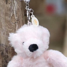 Willow The Plush Light Pink Teddy Bear Keyring Willow The Plush Light Pink Teddy Bear Keyring