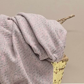 Winter Fleck Blanket Scarf in Pink