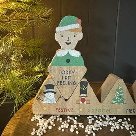 Wooden Advent Mood Calendar Wooden Advent Mood Calendar