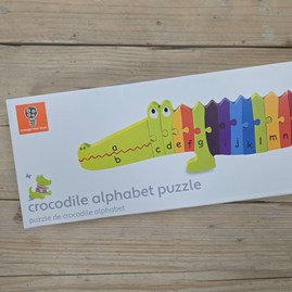 Wooden Crocodile Alphabet Puzzle Wooden Crocodile Alphabet Puzzle