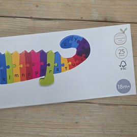 Wooden Crocodile Alphabet Puzzle Wooden Crocodile Alphabet Puzzle