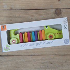 Wooden Crocodile Pull Along Toy