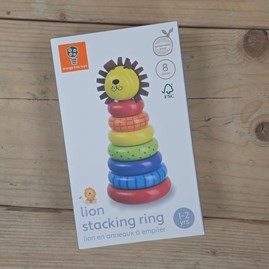 Wooden Lion Stacking Ring Wooden Lion Stacking Ring