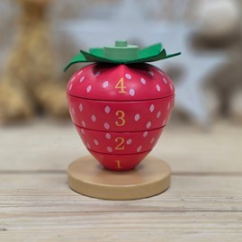 Wooden Strawberry Stacking Ring