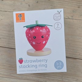 Wooden Strawberry Stacking Ring
