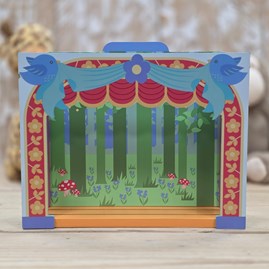 Wooden Table Top Theatre Set