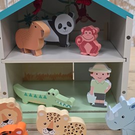 Wooden Zoo Play Set Wooden Zoo Play Set