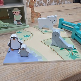 Wooden Zoo Play Set Wooden Zoo Play Set