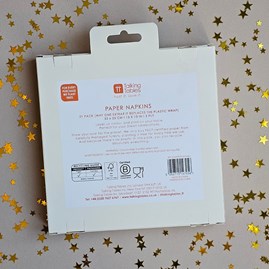 Yellow 'Happy Diwali' Paper Napkins Pack of 20