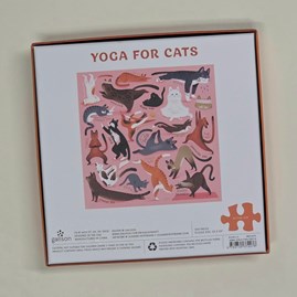 Yoga for Cats 500 Piece Jigsaw Puzzle