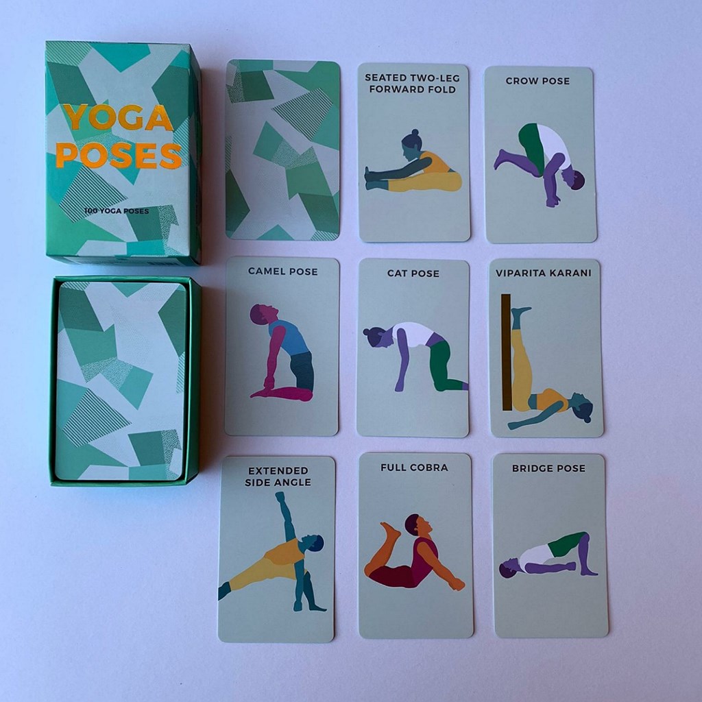 100 'Yoga Poses' Cards