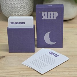 100 Become an Expert in Sleep Cards Sleep Lover Gifts Fascinating Facts Information Cards Advice Cards Dreams Wellbeing Sleep Cards