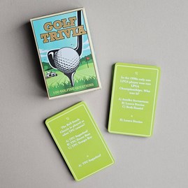 100 Golf Trivia Quiz Questions Golf Lover Gifts Family Fun Quiz Sport Gifts After Dinner Games Golf Trivia