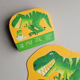 12pc Mini Jigsaw Puzzle - Just Hatched Dino