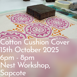 Learn Techniques Workshop Class Indian Block Printing Creative Traditional Arts Crafts