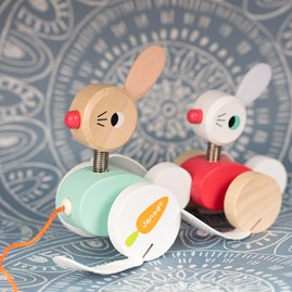 Zigolos Pull Along Rabbits Zigolos Pull Along Rabbits