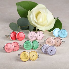 Personalised Moment In Time Cufflinks