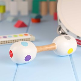 Confetti Maracas Barbell