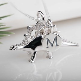 Personalised Stegosaurus Necklace Personalised Stegosaurus Necklace