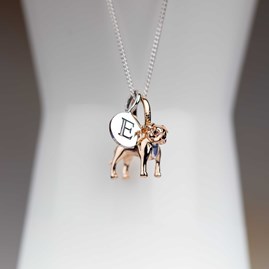 Personalised Staffordshire Bull Terrier Necklace Personalised Staffordshire Bull Terrier Necklace