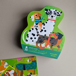 36pc Floor Jigsaw Puzzle - Playful Pups 36pc Floor Jigsaw Puzzle - Playful Pups