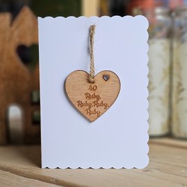 Wedding Anniversary Greetings Card Wedding Anniversary Gifts 40th Ruby Wedding Anniversary