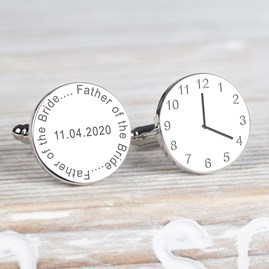 Personalised Cufflinks Father Of The Bride Or Groom Wedding Cufflinks Wedding Accessories For Men Wedding Jewellery For Men Clothing Accessories For Men