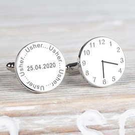 Wedding Accessories For Men Wedding Jewellery For Men Personalised Wedding Cufflinks For The Usher