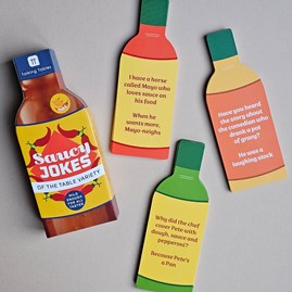 60 Saucy Food Jokes Family Fun Games After Dinner JOkes Christmas Stocking Fillers Novelty Jokes