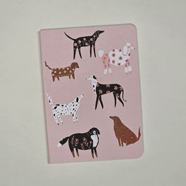 Roger La Borde Softback Journal Notebook with Dogs Illustrations A5