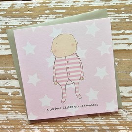 'A Perfect Little Granddaughter' New Baby Card