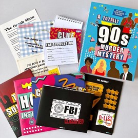 A Totally 90's Murder Mystery Game