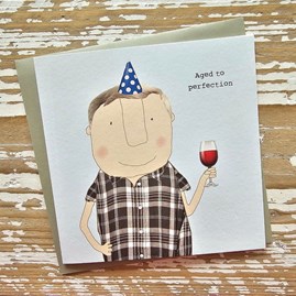 'Aged To Perfection' Greetings Card 'Aged To Perfection' Greetings Card