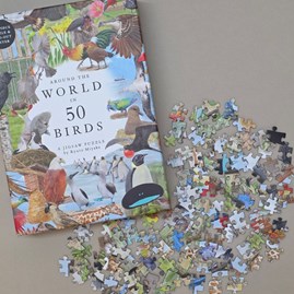 Nature Lover Gifts Novelty Jigsaw Puzzles Birds From Around The World Family Fun Puzzles