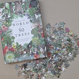 Nature Lover Gifts Novelty Jigsaw Puzzles Trees From Around The World Family Fun Puzzles