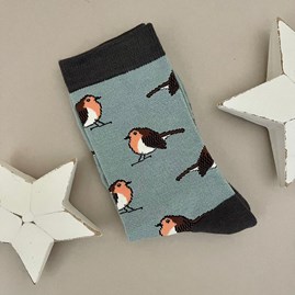 Bamboo Robins Socks in Duck Egg Bamboo Robins Socks in Duck Egg