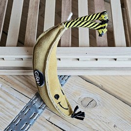 Barry the Banana Eco Dog Toy Biodegradable Eco Friendly Fun Novelty Dog Toy
