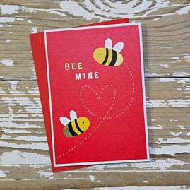 'Be Mine' Bee Valentine's Card
