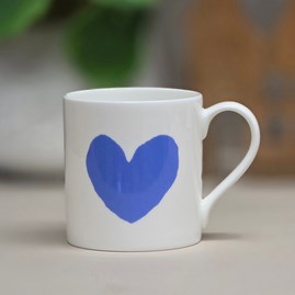 Big Blue Heart Mug