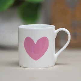 Big Pink Heart Mug
