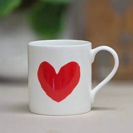 Big Red Heart Mug