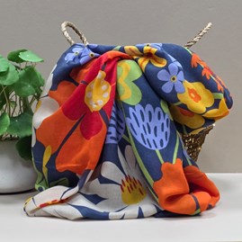 Contemporary Scarves Super Soft Scarf Headscarves Bold Bright Flowers Nordic Christmas Gifts