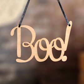 Wooden Handmade Halloween Hanging Decoration Keepsake Gifts