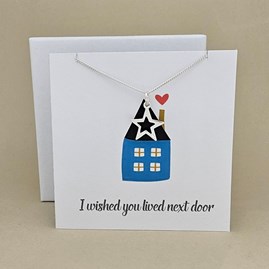 Boxed 'Next Door' Star Necklace Card