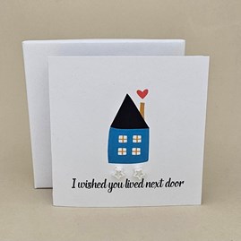 Boxed 'Next Door' Star Stud Earrings Card