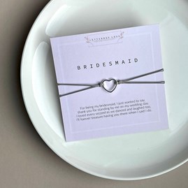 'Bridesmaid' Friendship Bracelet