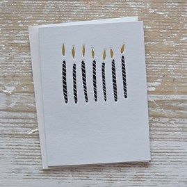 Birthday Candles Card Gifts For Birthdays Greetings Card