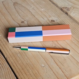 Caroline Gardner Ball Point Pen - Sun Lounge Stripe Gifts For Women Thank You Teacher Gifts Stationary Gifts Ball Point Pen